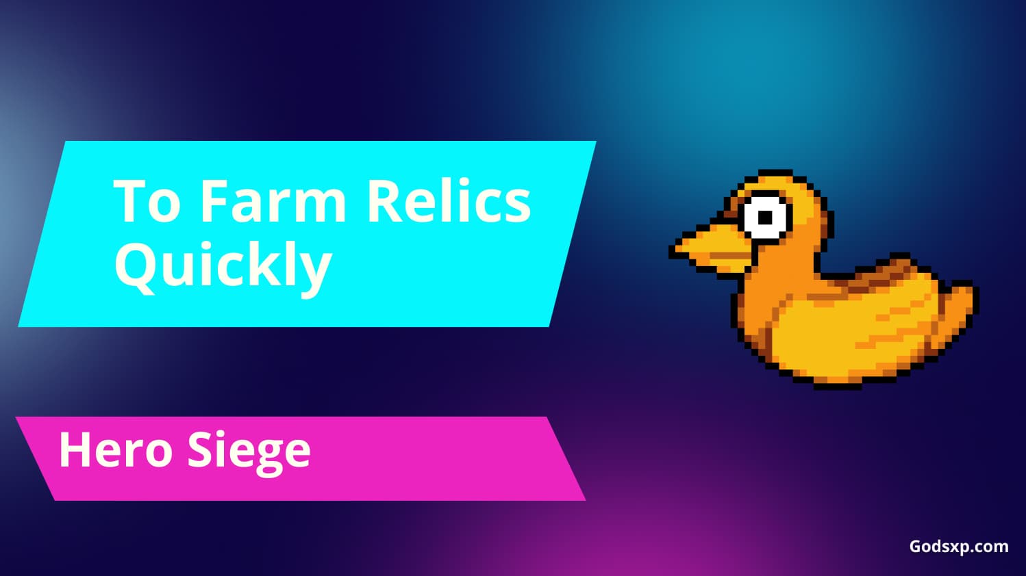 How to farm Relics Quickly