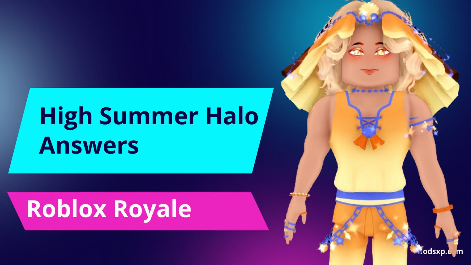 Roblox Royale High Summer Halo Answers