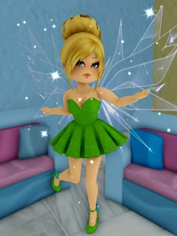 tinker bell cosplay in royale high