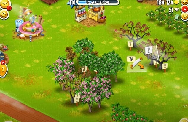 Reviving Trees, Plants, And Bushes in hayday