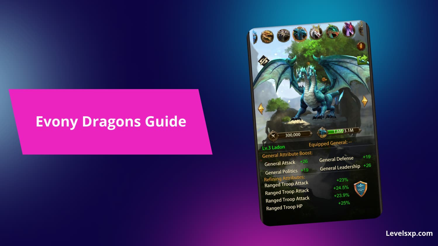 Evony Dragons Guide