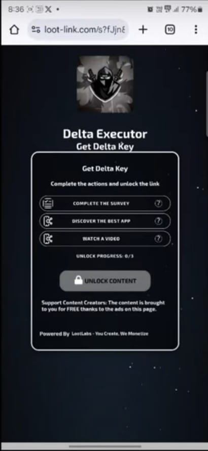 unlock content in delta